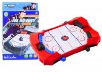 Mini gra zręcznościowa hockey czerwona - zdjęcie zabawki, gry