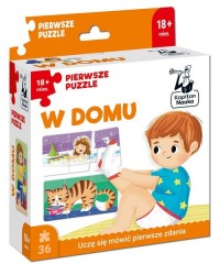 Pierwsze puzzle. W domu. Kapitan - zdjęcie zabawki, gry