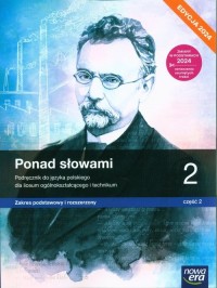 Ponad słowami 2. Podręcznik do - okładka podręcznika