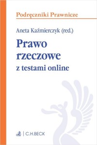 Prawo rzeczowe z testami online. - okładka książki