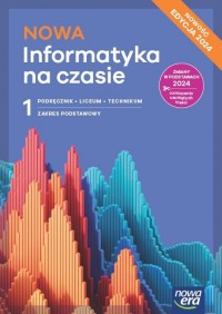 Nowa Informatyka na czasie 1. Podręcznik. - okładka podręcznika