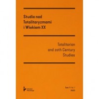 Studia nad Totalitaryzmami i Wiekiem - okładka książki