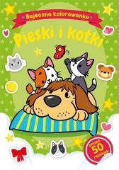 Bajeczna kolorowanka. Pieski i - okładka książki