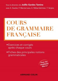 Cours de grammaire francaise podręcznik - okładka podręcznika