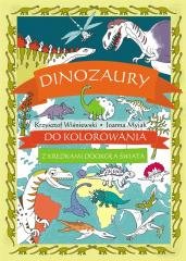 Dinozaury do kolorowania. Z kredkami - okładka książki