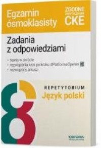 Egzamin ósmoklasisty SP 8 Język - okładka podręcznika