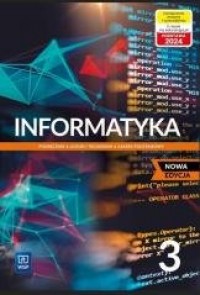 Informatyka LO 3 Podr. ZP w.2024 - okładka podręcznika