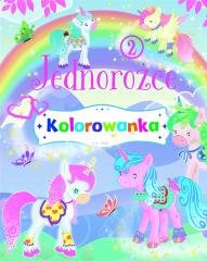Jednorożce. Kolorowanka 2 - okładka książki
