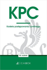 KPC. Kodeks postępowania cywilnego - okładka książki