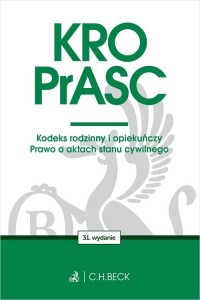 KRO. PrASC. Kodeks rodzinny i opiekuńczy. - okładka książki