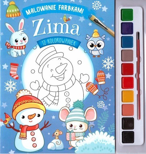 Malowane farbami. Zima - okładka książki