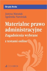 Materialne prawo administracyjne. - okładka książki