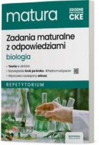 Matura 2025 Biologia Repetytorium - okładka podręcznika