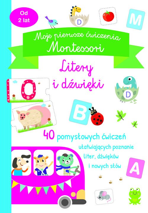 Moje pierwsze ćwiczenia Montessori. - okładka książki