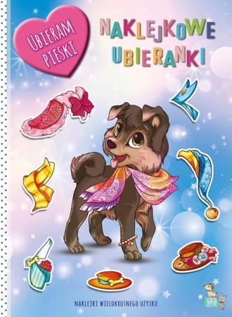 Naklejkowe ubieranki. Pieski - okładka książki