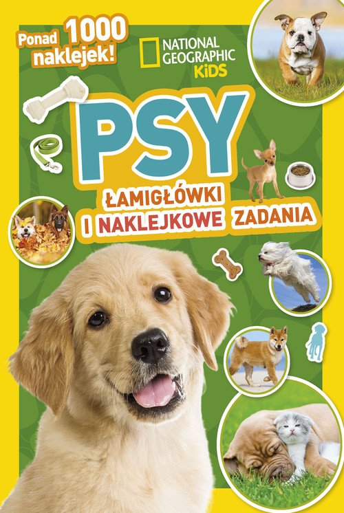 National Geographic Kids. Psy. - okładka książki