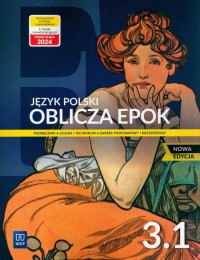 Oblicza epok 3.1 Język polski Podręcznik - okładka podręcznika