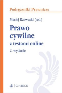 Prawo cywilne z testami online - okładka książki