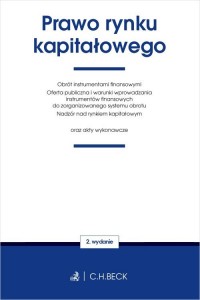 Prawo rynku kapitałowego oraz akty - okładka książki