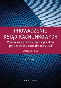 Prowadzenie ksiąg rachunkowych. - okładka książki