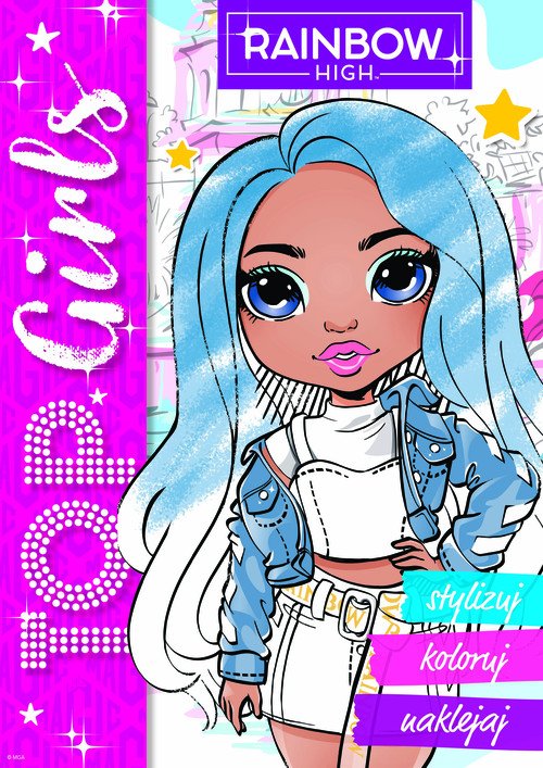 Rainbow High. Top Girls. Stylizuj, - okładka książki