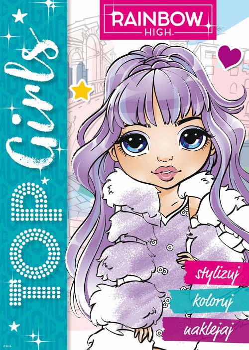 Rainbow High. Top Girls. Stylizuj, - okładka książki