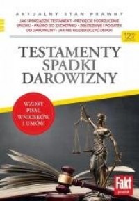 Testamenty, spadki, darowizny - okładka książki