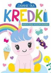 Zadanie dla kredki. Magiczne kolorowanki - okładka książki
