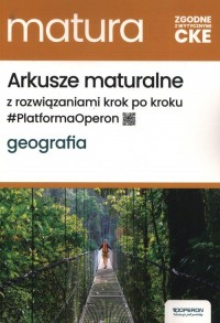 Arkusze maturalne. Geografia. Zakres - okładka podręcznika