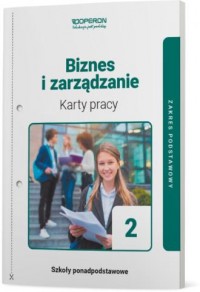 Biznes i zarządzanie 2. Karty pracy - okładka podręcznika