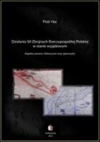 Działania sił zbrojnych Rzeczypospolitej - okładka książki