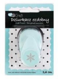 Dziurkacz ozdobny 1,6cm śnieżynka - zdjęcie produktu