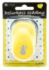 Dziurkacz ozdobny 2,5cm bałwanek - zdjęcie produktu