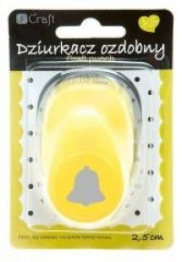 Dziurkacz ozdobny 2,5cm dzwonek - zdjęcie produktu