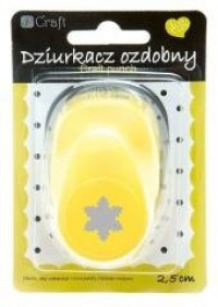 Dziurkacz ozdobny 2,5cm śnieżynka - zdjęcie produktu