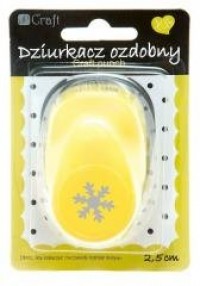 Dziurkacz ozdobny 2,5cm śnieżynka - zdjęcie produktu