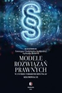 Modele rozwiązań prawnych w systemie - okładka książki