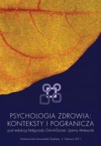 Psychologia zdrowia: konteksty - okładka książki