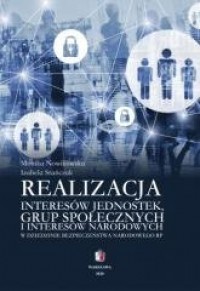 Realizacja interesów jednostek, - okładka książki