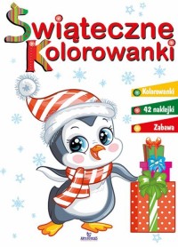 Świąteczne kolorowanki - okładka książki