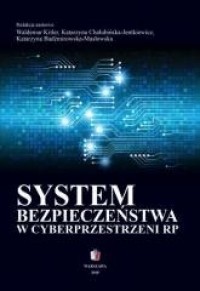 System bezpieczeństwa w cyberprzestrzeni - okładka książki