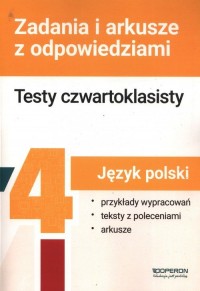 Testy czwartoklasisty. Język polski. - okładka podręcznika