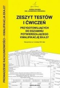 Zeszyt testów i ćw do egzaminu - okładka podręcznika