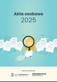 Akta osobowe 2025 - okładka książki