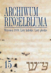 Archiwum Ringelbluma. Konspiracyjne - okłakda ebooka