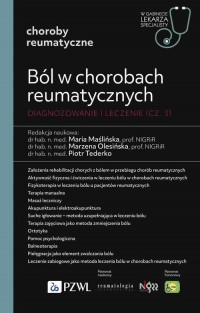 Ból w chorobach reumatycznych Diagnozowanie - okładka książki