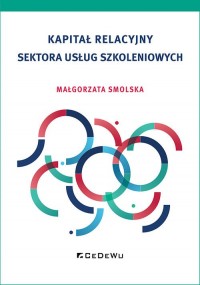 Kapitał relacyjny sektora usług - okładka książki