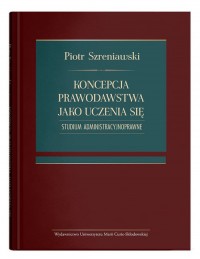 Koncepcja prawodawstwa jako uczenia - okładka książki