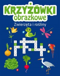 Krzyżówki obrazkowe. Zwierzęta - okładka książki