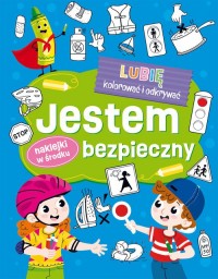 Lubię kolorować i odkrywać.Jestem - okładka książki